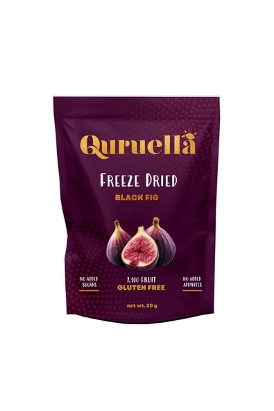 Quruella Freeze Dried İncir - Dondurularak Kurutulmuş Meyve - Freeze Dry Meyve kurusu 20gr ürün görseli 1