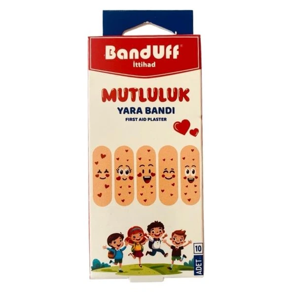 Banduff Yara Bandı 10 lu - Mutluluk ürün görseli 1