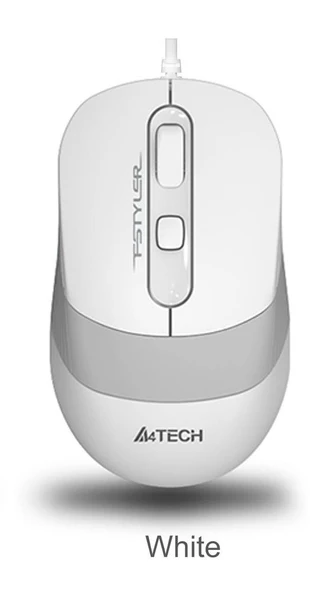 A4 Tech Fm10 Usb Fstyler Beyaz Optik 1600 Dpı Mouse - Resim 2