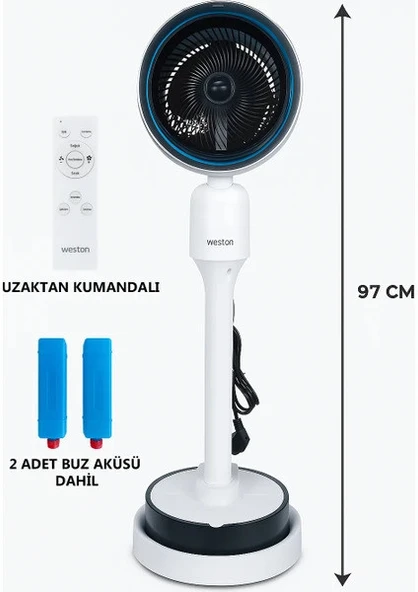 WS-60W Sıcak & Soğuk Hava Üflemeli Iklimlendirici Vantilatör ürün görseli 1