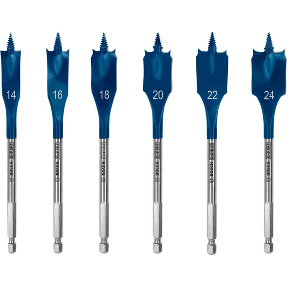 Bosch EXP Yaprak Matkap Ucu Seti 14-24 mm 6’lı ürün görseli 1