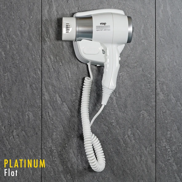Etap EE 187-3 Platinum Flat Duvara Monte Otel Tipi Saç Kurutma Makinesi ürün görseli 1