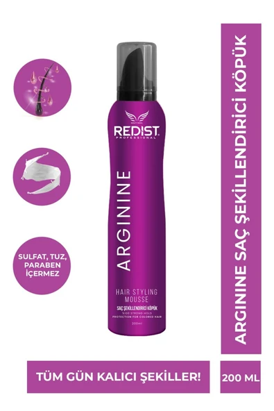 Redist Arginine Argan Saç Köpüğü 200 ml ürün görseli 1
