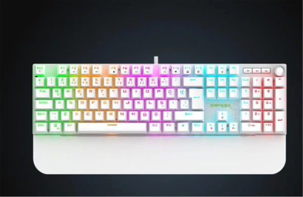 IKG-430T Gaming Klavye Kırmızı mekanik anahtar, rainbow LED aydınlatma ürün görseli 1