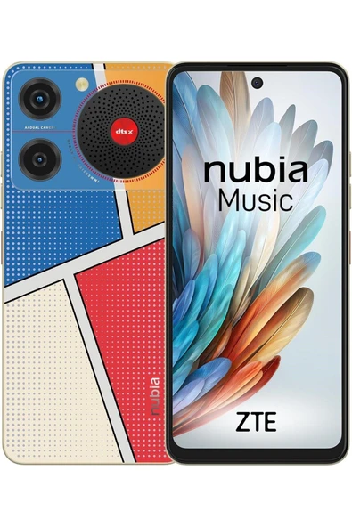 Nubia ZTE Music 4+4 GB Ram 128GB Popart NFC (Zte Türkiye Garantili) ürün görseli 1