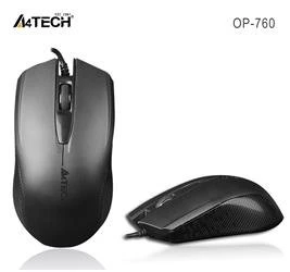 A4 Tech Op-760 Usb Siyah V-Track 1000 Dpı Mouse - Resim 2