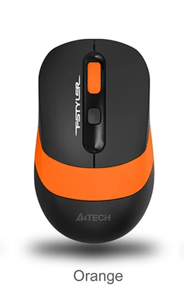 A4 Tech Fg10 Turuncu Nano Kablosuz Optik 2000 Dpı Mouse - Resim 2
