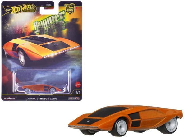 Hot Wheels Premium Car Culture LANCIA STRATOS ZERO HRV77 ürün görseli 1
