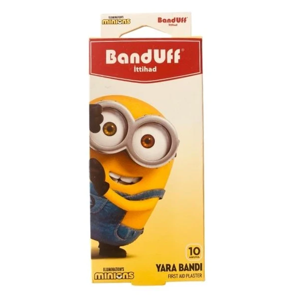 Banduff Yara Bandı 10 lu - Minions - Smile ürün görseli 1