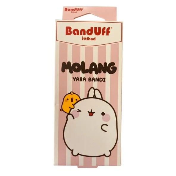 Banduff Yara Bandı 10 lu - Molang - Pinky ürün görseli 1