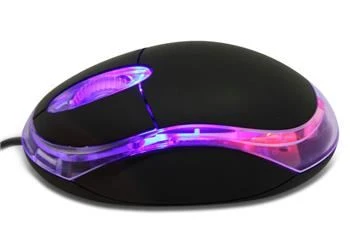 Everest KM-6809 Usb Siyah Işıklı Optik Mouse - Resim 3