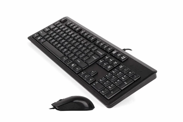 A4 Tech Kr-9276 Q Usb Fn Multimedya Klavye+Optik Kablolu Mouse Set - Resim 2