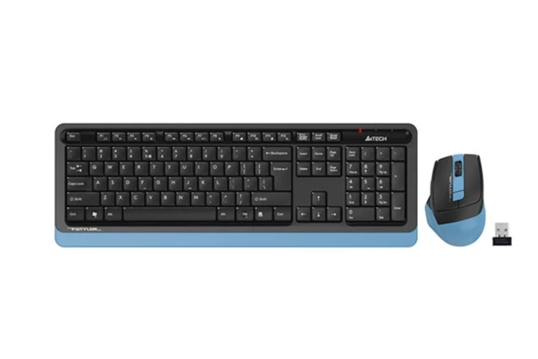 A4 Tech Fg1035 2.4G Mavi Q Fn-Mm Klv+Optik Mouse Set ürün görseli 1