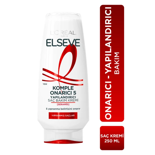 L'Oréal Paris Elseve Komple Onarıcı 5 Yapılandırıcı Bakım Kremi 250ml ürün görseli 1