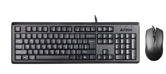 A4 Tech Kr-9276 Q Usb Fn Multimedya Klavye+Optik Kablolu Mouse Set - Resim 3