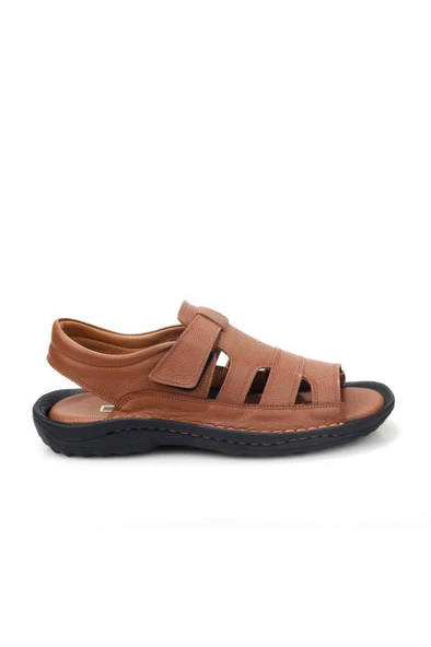Pisagor Ps-33720 Erkek Ortopedik Deri Sandalet ürün görseli 1