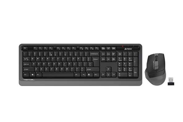 A4 Tech Fg1035 2.4G Gri Q Fn-Mm Klv+Optik Mouse Set ürün görseli 1