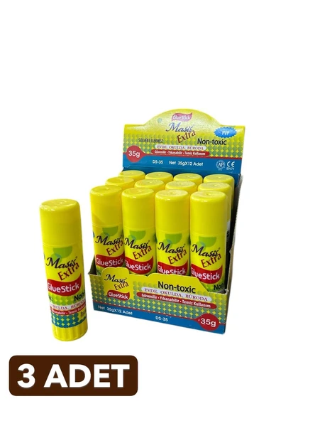 Masis Extra Glue Stick 35Gr (3 Adet) ürün görseli 1