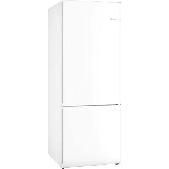 Bosch KGN55VWE0N Beyaz Alttan Donduruculu Buzdolabı 375 lt E Enerji Sınıfı 186X70 cm ürün görseli 1