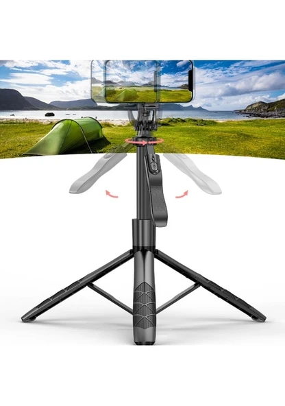 Cbtx L16 Katlanabilir Bluetooth Tripod Selfie Çubuğu - Resim 5