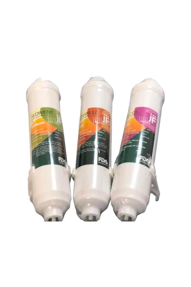 Filtre Inline Kapalı Kasa 3lü Filtre Seti Jf Filtre - ürün görseli 1