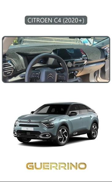 NEYA  CITROEN C4 2020+TORPİDO KORUMA HALISI GRİ KENAR ürün görseli 1