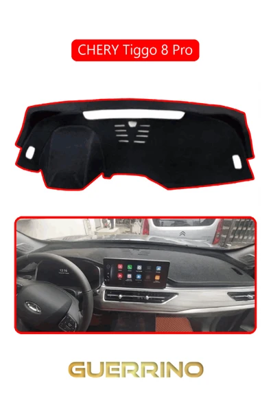 NEYA  Chery Tiggo 8 PRO TORPİDO KORUMA HALISI KIRMIZI KENAR ürün görseli 1