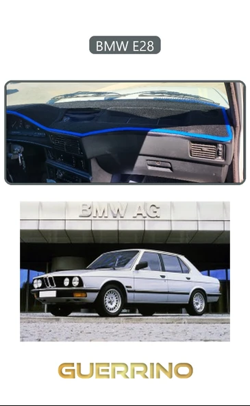 NEYA  BMW E28TORPİDO KORUMA HALISI GRİ KENAR ürün görseli 1