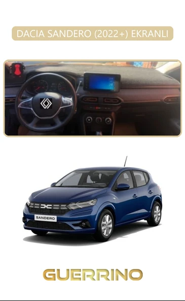 NEYA  DACIA SANDERO 2022+ EKRANLITORPİDO KORUMA HALISI BEJ KENAR ürün görseli 1