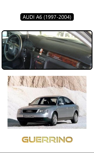 NEYA  AUDI A6 (1997-2004)TORPİDO KORUMA HALISI SİYAH KENAR ürün görseli 1