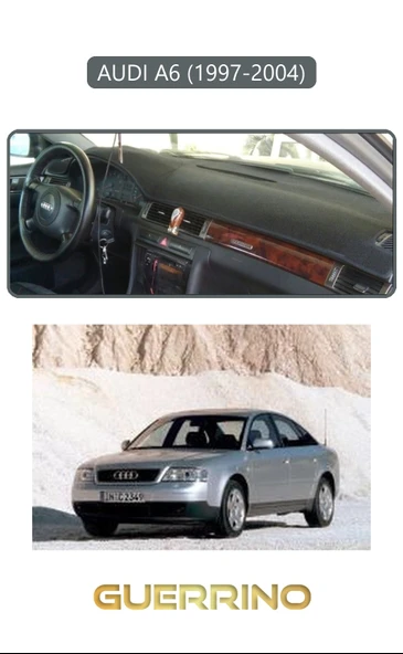 NEYA  AUDI A6 (1997-2004)TORPİDO KORUMA HALISI GRİ KENAR ürün görseli 1