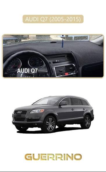 NEYA  AUDI Q7 (2005-2015)TORPİDO KORUMA HALISI BEJ KENAR ürün görseli 1