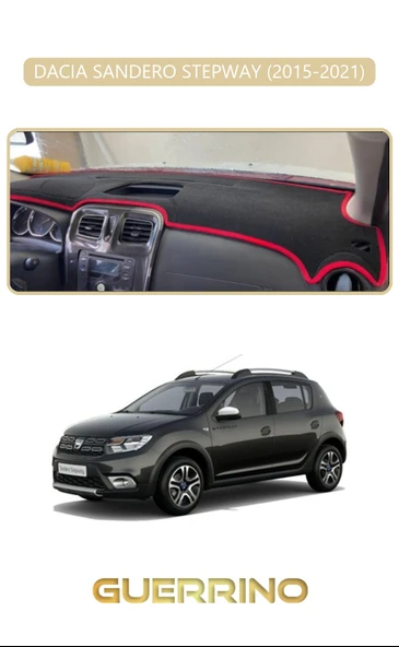 NEYA  DACIA SANDERO STEPWAY 2015-2021TORPİDO KORUMA HALISI BEJ KENAR ürün görseli 1