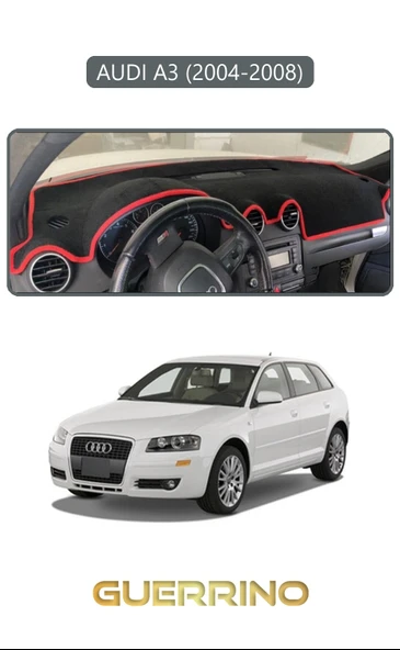 NEYA  AUDI A3 (2004-2008)TORPİDO KORUMA HALISI GRİ KENAR ürün görseli 1