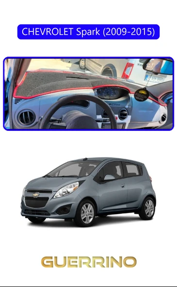 NEYA  CHEVROLET Spark (2009-2015), Ravon R2,TORPİDO KORUMA HALISI MAVİ KENAR ürün görseli 1