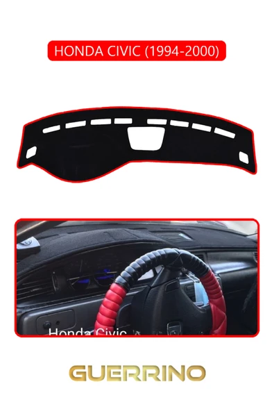 NEYA  HONDA CIVIC 1994-2000TORPİDO KORUMA HALISI KIRMIZI KENAR ürün görseli 1