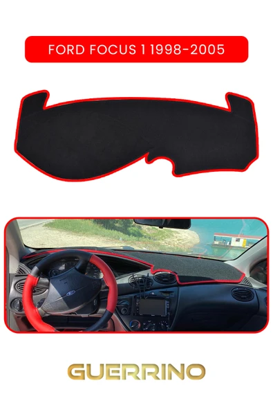 NEYA  FORD Focus 1 (1998-2005)TORPİDO KORUMA HALISI KIRMIZI KENAR ürün görseli 1