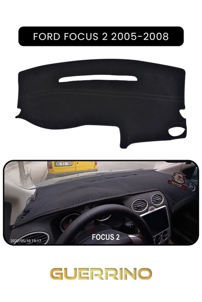 NEYA  FORD Focus 2 (2005-2008)TORPİDO KORUMA HALISI SİYAH KENAR ürün görseli 1