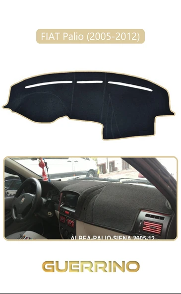 NEYA  FIAT Palio 2005-2012 Modellerine UygunTORPİDO KORUMA HALISI BEJ KENAR ürün görseli 1