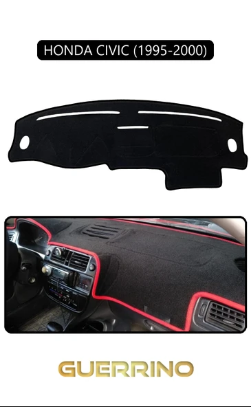 NEYA  HONDA CIVIC 1995-2000TORPİDO KORUMA HALISI SİYAH KENAR ürün görseli 1