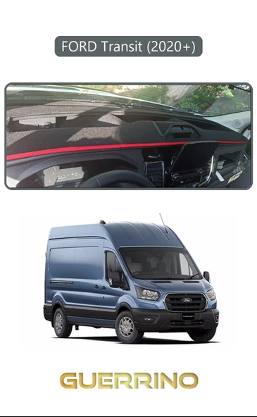 NEYA  FORD Transit 2020+TORPİDO KORUMA HALISI GRİ KENAR ürün görseli 1