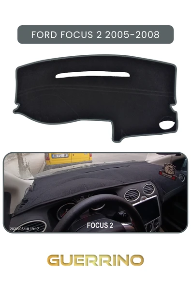 NEYA  FORD Focus 2 (2005-2008)TORPİDO KORUMA HALISI GRİ KENAR ürün görseli 1