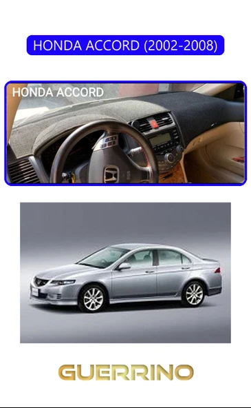 NEYA  HONDA ACCORD 2002-2008TORPİDO KORUMA HALISI MAVİ KENAR ürün görseli 1