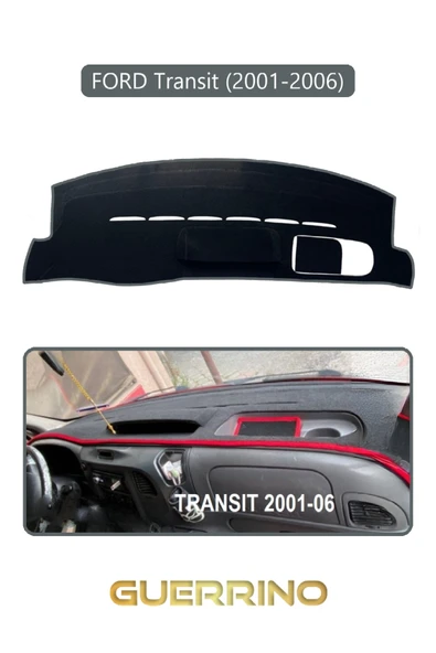 NEYA  FORD Transit (2001-2006)TORPİDO KORUMA HALISI GRİ KENAR ürün görseli 1