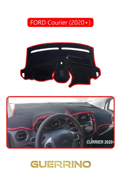 NEYA  FORD Courier 2020 +TORPİDO KORUMA HALISI KIRMIZI KENAR ürün görseli 1