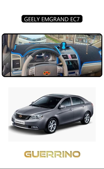 NEYA  GEELY EMGRAND EC7TORPİDO KORUMA HALISI SİYAH KENAR ürün görseli 1