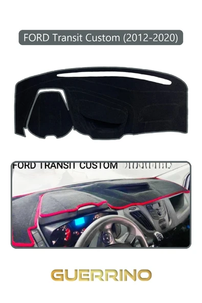 NEYA  FORD Transit Custom (2012-2020)TORPİDO KORUMA HALISI GRİ KENAR ürün görseli 1