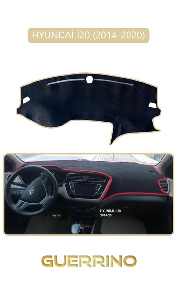 NEYA  HYUNDAİ İ20 2014-2020TORPİDO KORUMA HALISI BEJ KENAR ürün görseli 1