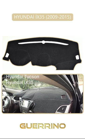 NEYA  HYUNDAİ İX35 2009-2015TORPİDO KORUMA HALISI BEJ KENAR ürün görseli 1