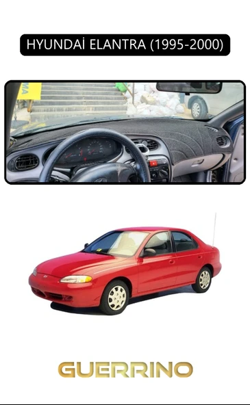 NEYA  HYUNDAİ ELANTRA 1995-2000TORPİDO KORUMA HALISI SİYAH KENAR ürün görseli 1